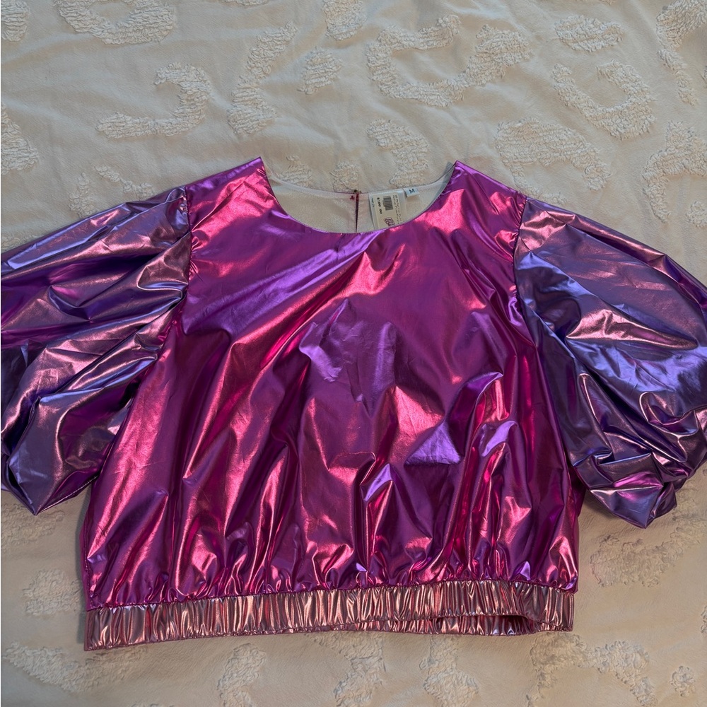 Queen Of Sparkles Metallic Top